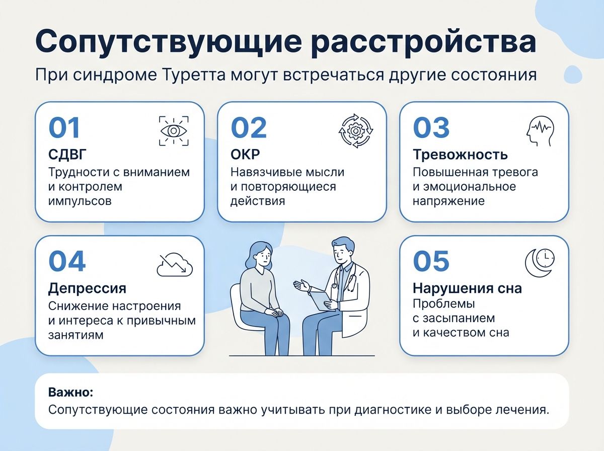 Лечение синдрома Туретта в Ангарске инфографика